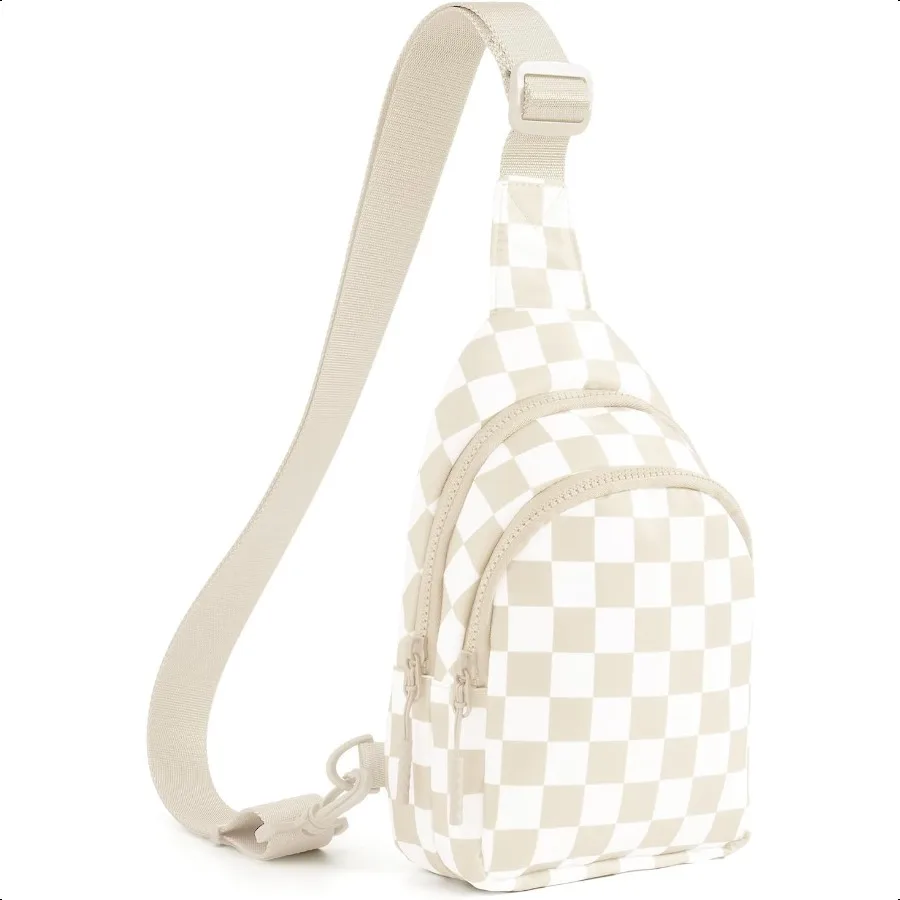 Checkered Sling Bag for Women Small Backpack Crossbody Chest Bag Fanny Packs Purses
Checkered Sling Bag for Women Small Backpack Crossbody Chest Bag Fanny Packs Purses