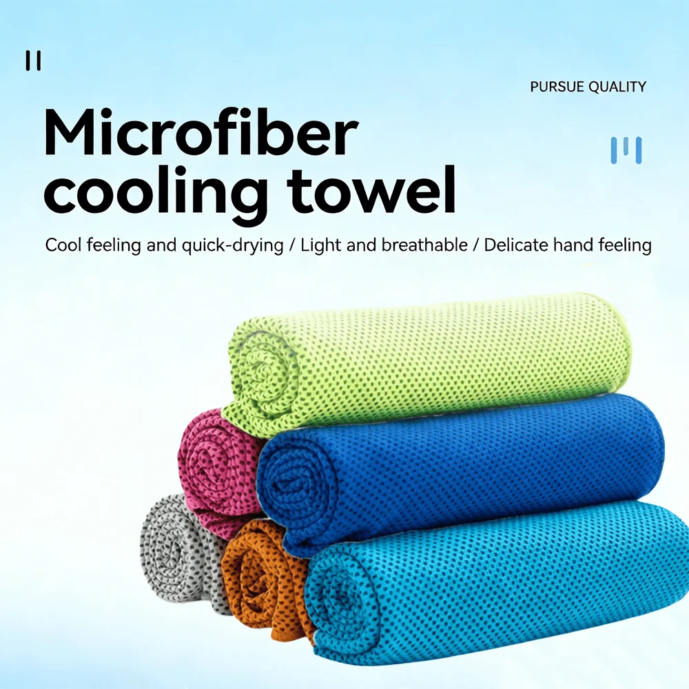 1pc Cooling Towel Sporty Bathroom Towel, Soft Breathable Microfiber Gym Towels for Men and Women with Waterproof Bag & Carabiner
1pc Cooling Towel Sporty Bathroom Towel, Soft Breathable Microfiber Gym Towels for Men and Women with Waterproof Bag & Carabiner