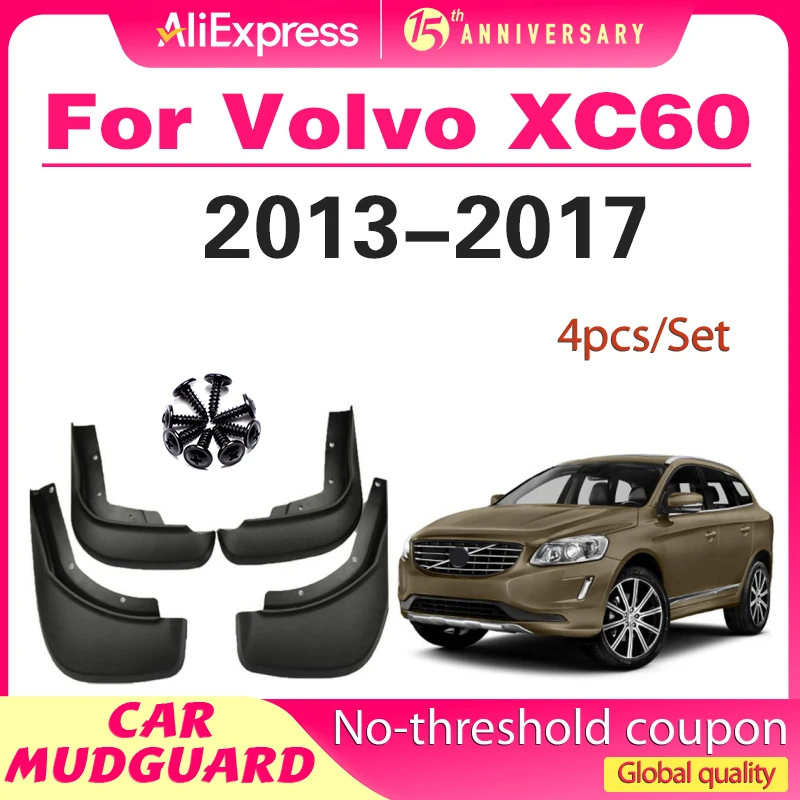4Pcs Car Mudguards Mud Front And Rear Wheel Fenders For Volvo XC60 2013 2014 2015 2016 2017
4Pcs Car Mudguards Mud Front And Rear Wheel Fenders For Volvo XC60 2013 2014 2015 2016 2017