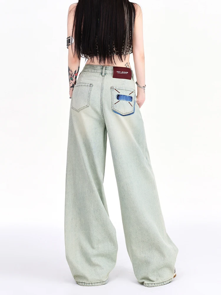 Light Blue High Waist Wide Leg Jeans Women's Spring Autumn Loose Lazy Sensation Floor-Length Pants Summer New Arrival
Light Blue High Waist Wide Leg Jeans Women's Spring Autumn Loose Lazy Sensation Floor-Length Pants Summer New Arrival