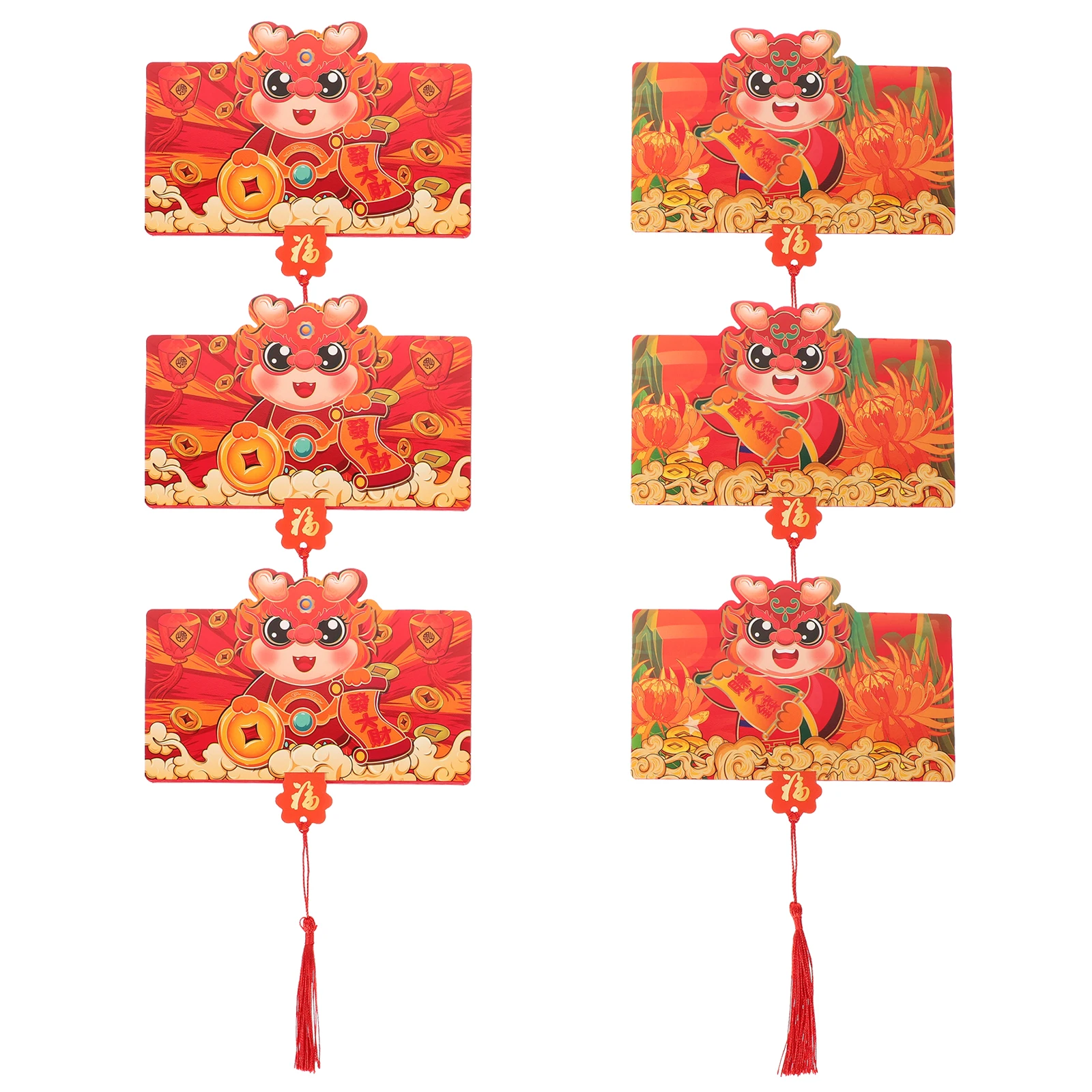 6 Pcs Purse Red Packet Money Bag Cash Stuffing Paper Wedding Souvenir Chinese New Year Pockets
6 Pcs Purse Red Packet Money Bag Cash Stuffing Paper Wedding Souvenir Chinese New Year Pockets