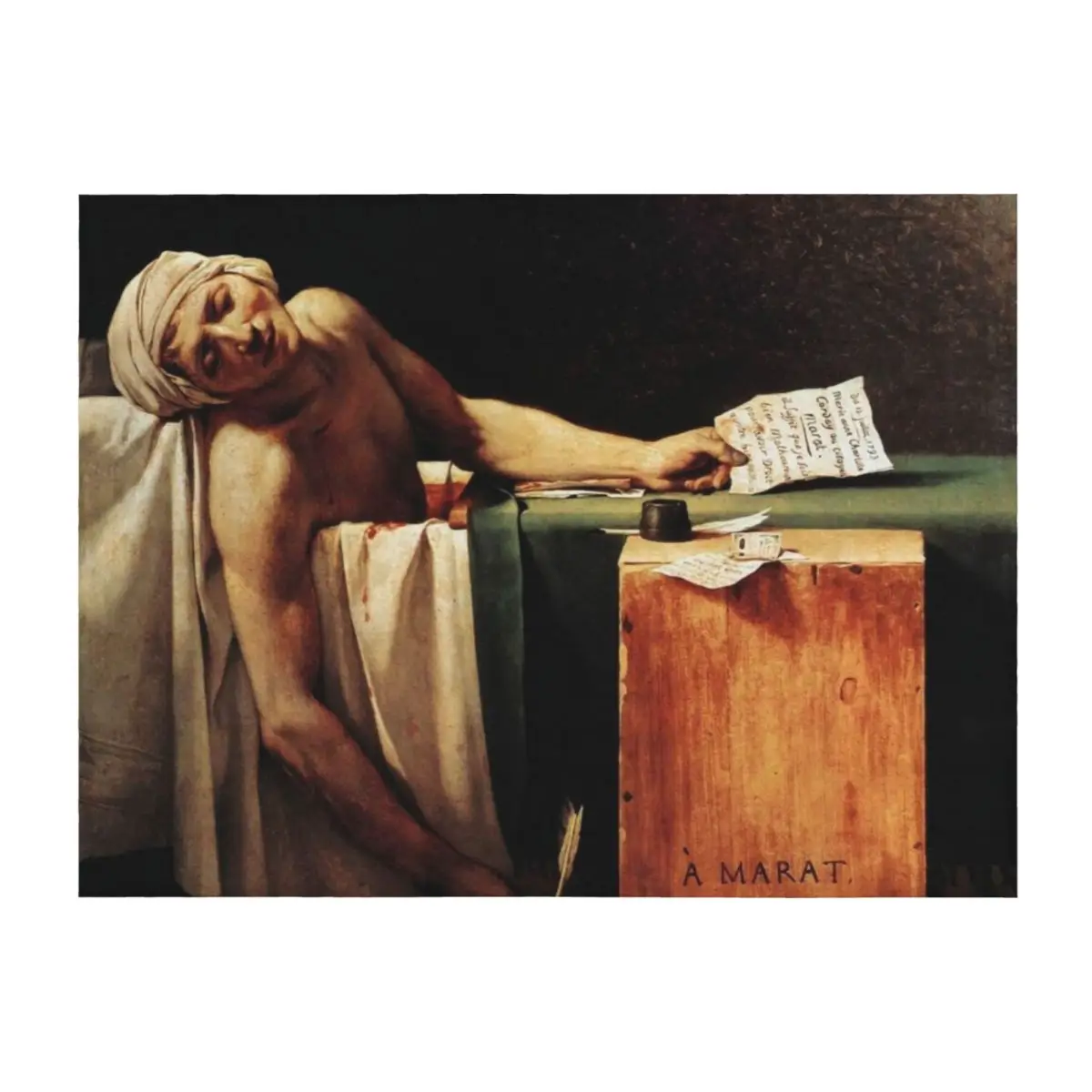 The Death of Marat by Jacques-Louis David Throw Blanket halloween Sofa Quilt Sofa sofa bed Blankets
The Death of Marat by Jacques-Louis David Throw Blanket halloween Sofa Quilt Sofa sofa bed Blankets