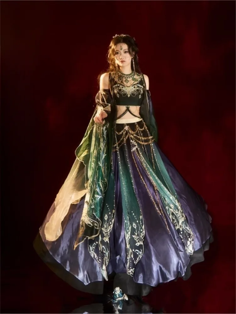 Chinese-style improved Hanfu with Han and exotic charm
Chinese-style improved Hanfu with Han and exotic charm