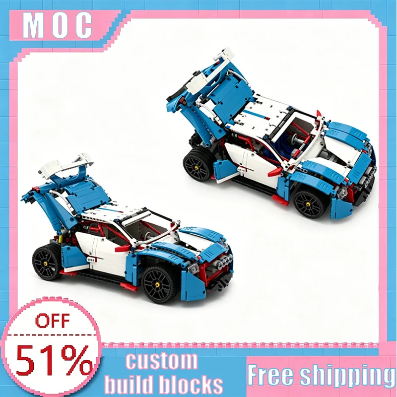 NEW Technic RWD Buwizz Rally Car MOC Building Blocks RC Steering Vehicle Model DIY Assembly Educational Collection Birthday Gift
NEW Technic RWD Buwizz Rally Car MOC Building Blocks RC Steering Vehicle Model DIY Assembly Educational Collection Birthday Gift