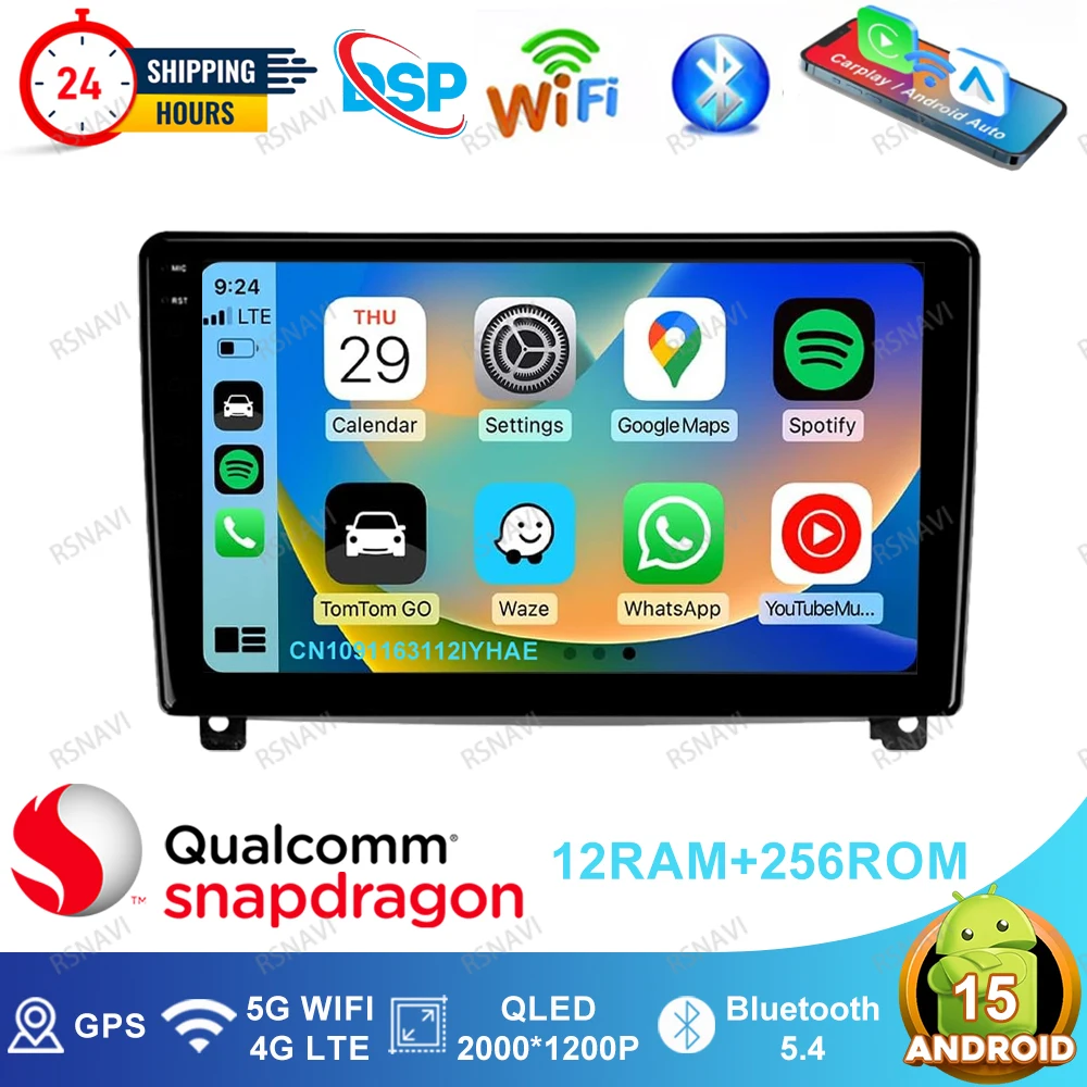 Android 15 Car Radio For Peugeot 407 1 2004 - 2011 Viedo Player Navigation Multimedia 4G LTE Head Unit QLED BT 5G WIFI Qualcomm
Android 15 Car Radio For Peugeot 407 1 2004 - 2011 Viedo Player Navigation Multimedia 4G LTE Head Unit QLED BT 5G WIFI Qualcomm