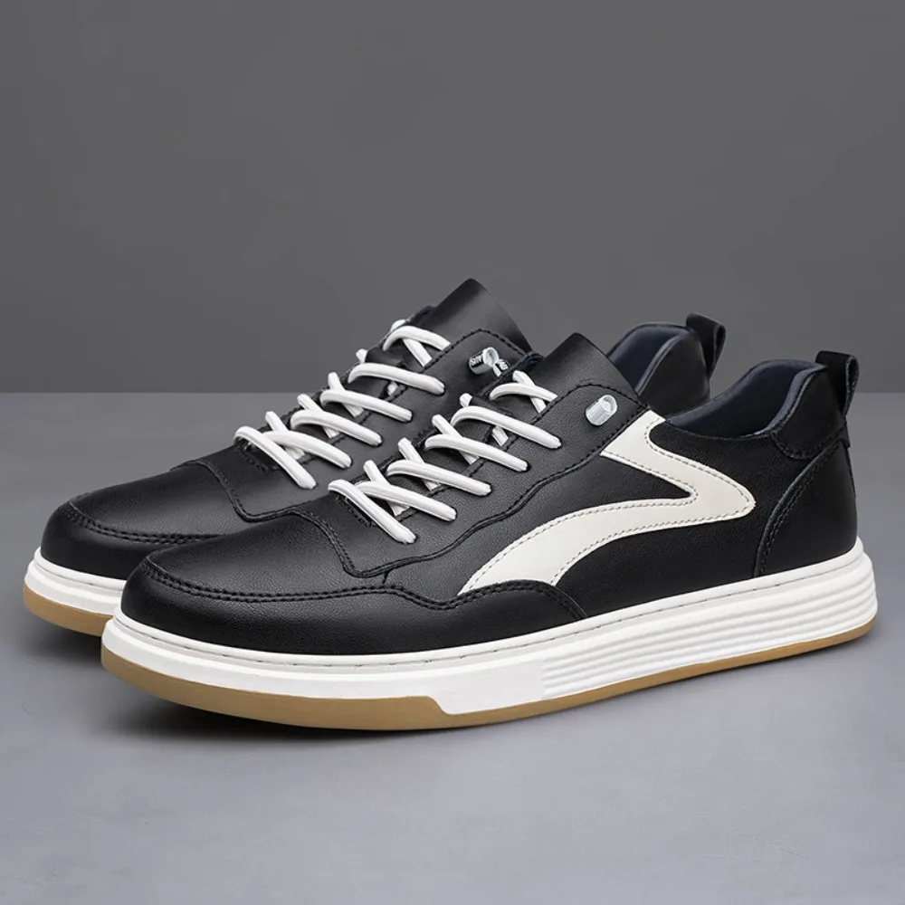 High Quality Mens Comfortable Lace Up Casual Sports Leather Shoes Fashionable Brand Breathable and Non Slip Outdoor Casual Shoes
High Quality Mens Comfortable Lace Up Casual Sports Leather Shoes Fashionable Brand Breathable and Non Slip Outdoor Casual Shoes
