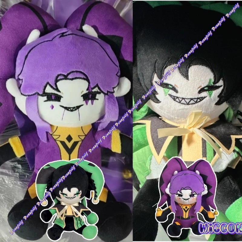 Pierrot Harlequin The Freak Circus Cosplay Prop Plush Toys Peluche Green Black Soft Stuffed Collectible Fan Kid Birthday Gift
Pierrot Harlequin The Freak Circus Cosplay Prop Plush Toys Peluche Green Black Soft Stuffed Collectible Fan Kid Birthday Gift