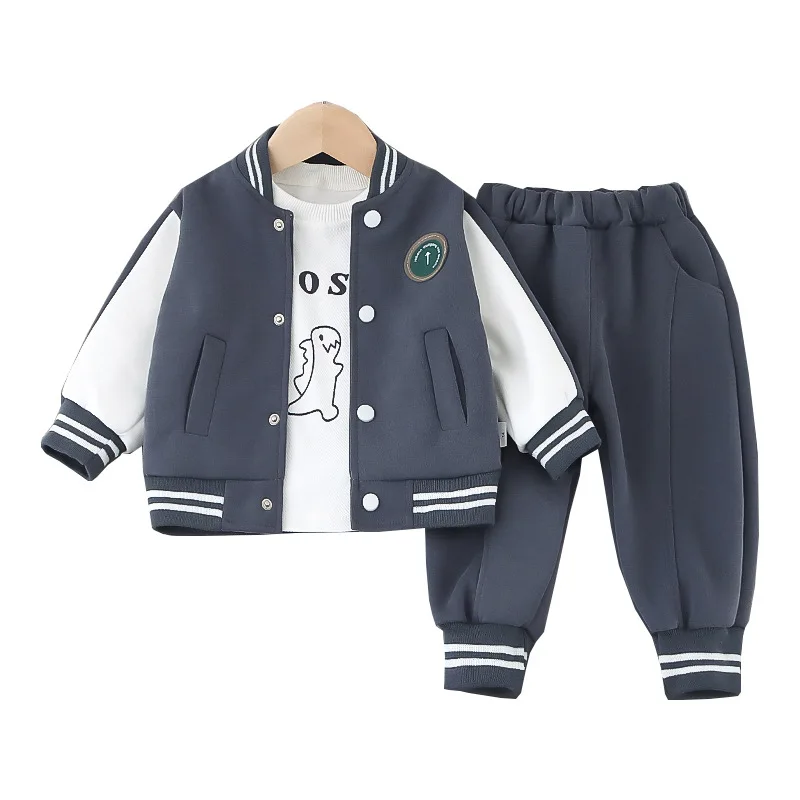 New Spring Autumn Baby Clothes Children Boys Girls Jacket T-Shirt Pants 3Pcs/Sets Toddler Casual Sports Costume Kids Tracksuits
New Spring Autumn Baby Clothes Children Boys Girls Jacket T-Shirt Pants 3Pcs/Sets Toddler Casual Sports Costume Kids Tracksuits