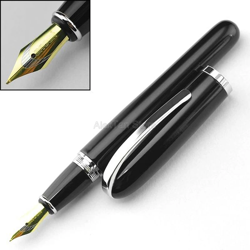 Ручка-фонтан Baoer, популярная модель, черный корпус с серебряным зажимом, иридиевый стержень M/N, уникальный дизайн, для письма, офиса и школы
Ручка-фонтан Baoer, популярная модель, черный корпус с серебряным зажимом, иридиевый стержень M/N, уникальный дизайн, для письма, офиса и школы