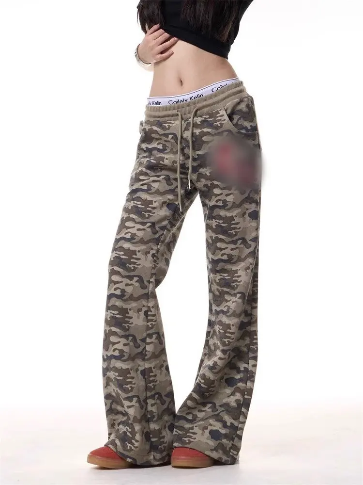 American Style Spicy Girl Camouflage Long Pants Women's Spring 2026 New Elastic Waist Small Size Casual Versatile Sports Flar...
American Style Spicy Girl Camouflage Long Pants Women's Spring 2026 New Elastic Waist Small Size Casual Versatile Sports Flar...