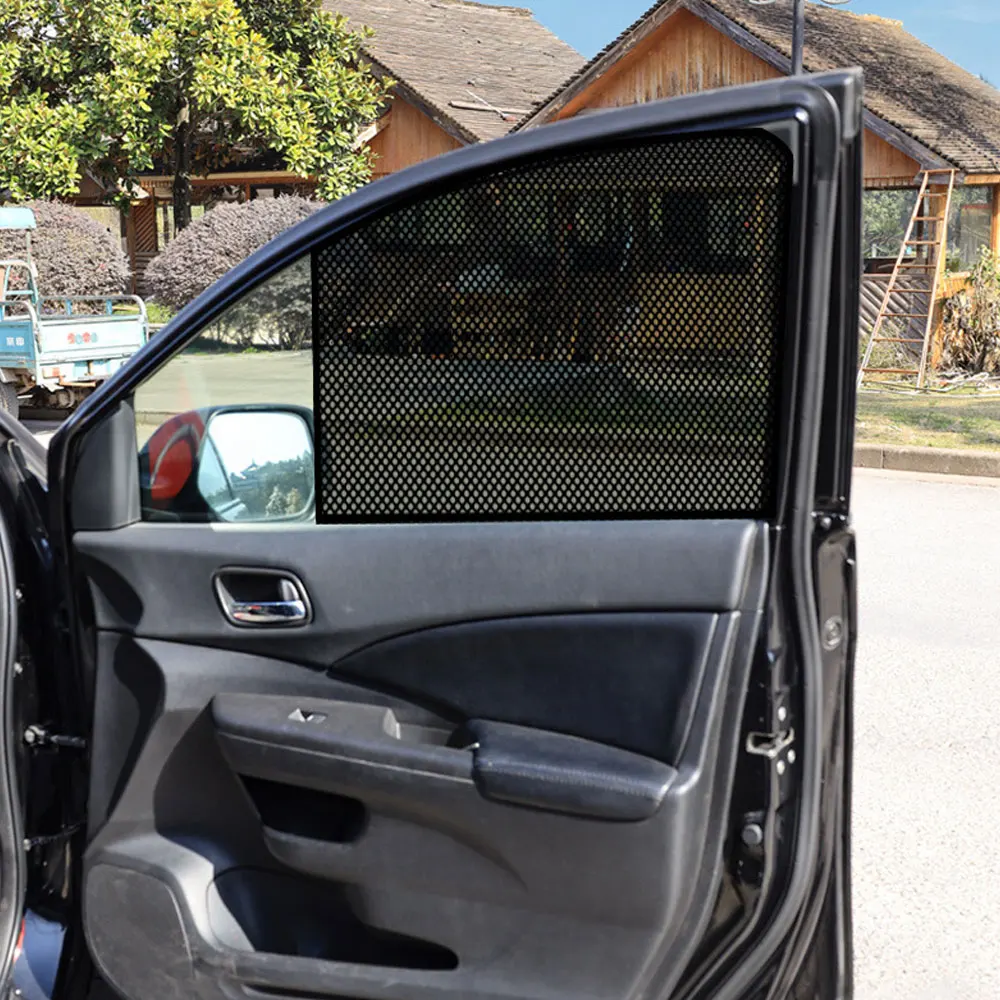2PCS PVC Car Sunshade Cover Summer UV Protection Car Side Rear Window Curtain Black Mesh Sun Shade Cover Auto Car Accessories
2PCS PVC Car Sunshade Cover Summer UV Protection Car Side Rear Window Curtain Black Mesh Sun Shade Cover Auto Car Accessories