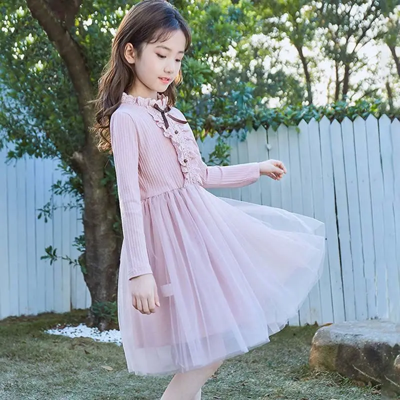 Girls' Autumn and Winter Dress New Ruffled Skirt Long Sleeve Princess Tulle Dress Princess Style
Girls' Autumn and Winter Dress New Ruffled Skirt Long Sleeve Princess Tulle Dress Princess Style