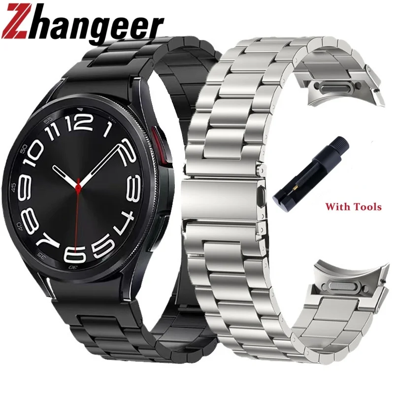 Quick Release Stainless Steel Watch Strap for Galaxy Watch 6 5 4 40mm 44mm Bracelet for Galaxy Watch 6 Classic 43mm 47mm Band
Quick Release Stainless Steel Watch Strap for Galaxy Watch 6 5 4 40mm 44mm Bracelet for Galaxy Watch 6 Classic 43mm 47mm Band
