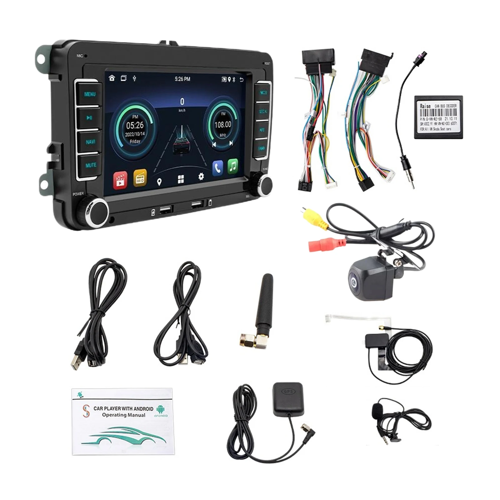 For VW Golf MK5 MK6 Jetta Passat CC 7" For Apple Carplay Car Stereo Radio Android 14 GPS Player Automotive multimedia
For VW Golf MK5 MK6 Jetta Passat CC 7" For Apple Carplay Car Stereo Radio Android 14 GPS Player Automotive multimedia