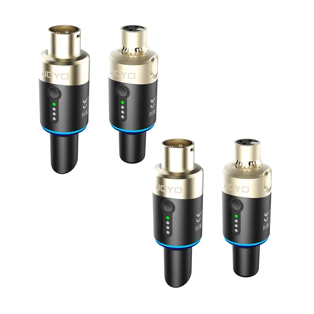 JOYO MW-1 5.8GHz Wireless Mic System XLR Converter Kit Zero Noise Transmission for Live Interview/Studio Global Plug Ready
JOYO MW-1 5.8GHz Wireless Mic System XLR Converter Kit Zero Noise Transmission for Live Interview/Studio Global Plug Ready