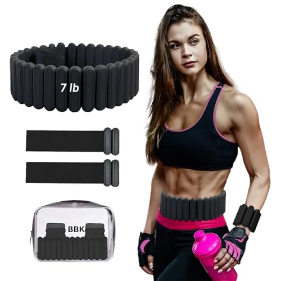 Up to LBS Adjustable Weighted Belt For Women and Men, Weighted Walking Exercise Belt for Gym, Strength Training, Wrist and Ankl
Up to LBS Adjustable Weighted Belt For Women and Men, Weighted Walking Exercise Belt for Gym, Strength Training, Wrist and Ankl