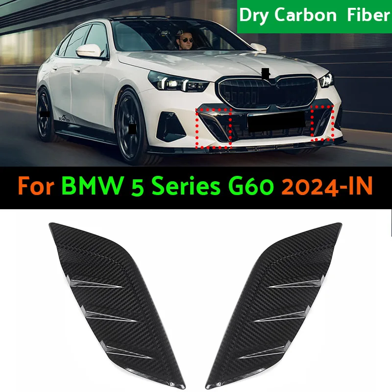Настоящий сухой передний бампер из углеродного волокна, боковой разветвитель, канавки, сменные накладки на вентиляционные отверстия для BMW 5 серии G60 2024-IN
Настоящий сухой передний бампер из углеродного волокна, боковой разветвитель, канавки, сменные накладки на вентиляционные отверстия для BMW 5 серии G60 2024-IN