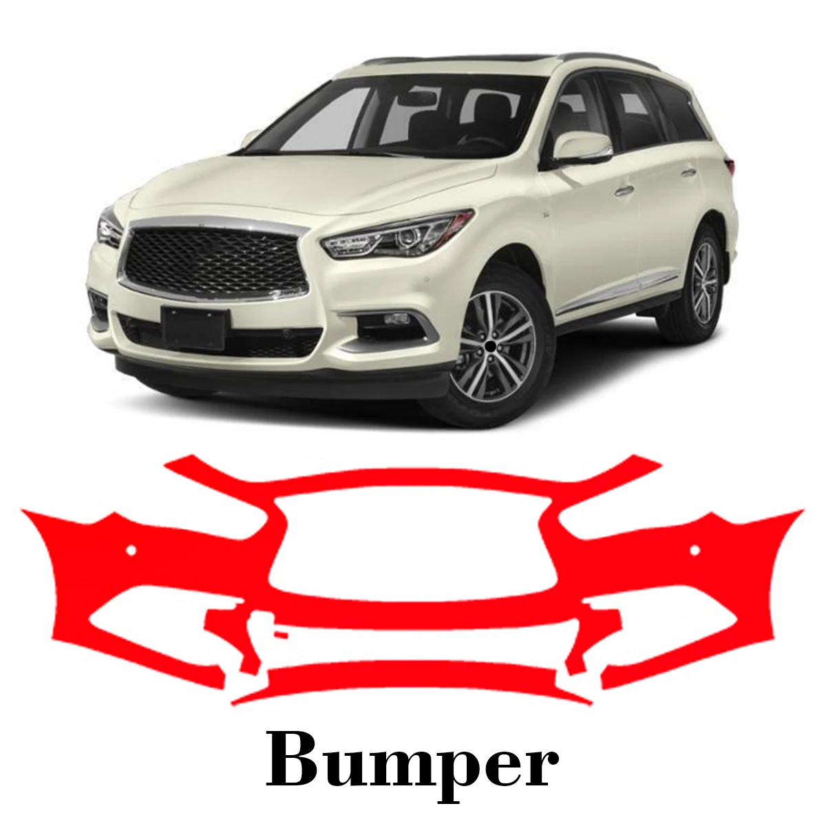 Car Precut Paint Protection Film Front Bumper Anti-scratch Exterior TPU PPF For Infiniti QX60 2016-2020
Car Precut Paint Protection Film Front Bumper Anti-scratch Exterior TPU PPF For Infiniti QX60 2016-2020