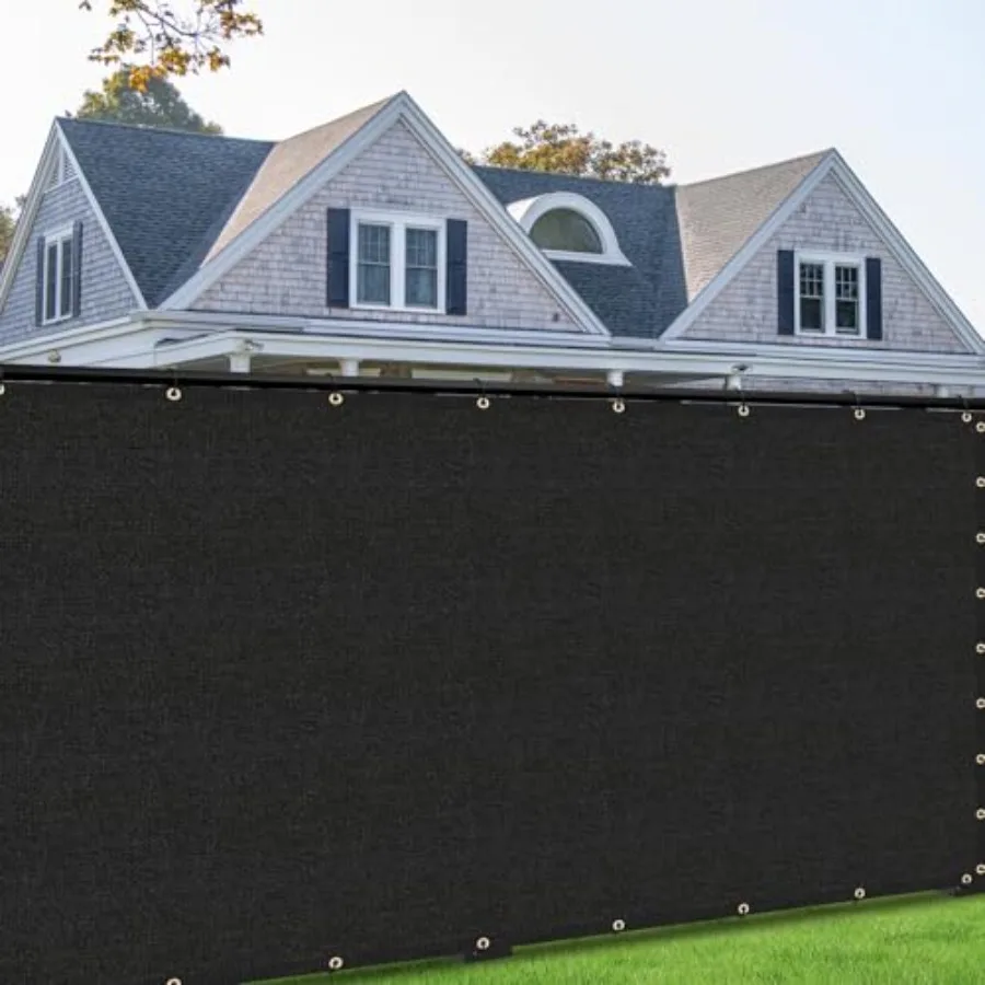 8' x 50' Black Privacy Screen Fence Cover Heavy Duty Fencing Mesh with Zip Tie for Deck Patio Backyard Outdoor Pool Porch Raili
8' x 50' Black Privacy Screen Fence Cover Heavy Duty Fencing Mesh with Zip Tie for Deck Patio Backyard Outdoor Pool Porch Raili