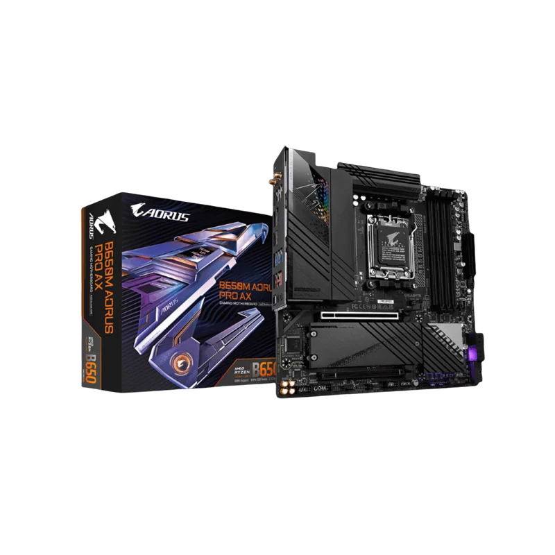Новый GIGABYTE B650M AORUS PRO AX Motheboard AM5 AMD Ryzen 7000 серия процессоров 128 ГБ DDR5 Wi-Fi 6E 20 Гб/с
Новый GIGABYTE B650M AORUS PRO AX Motheboard AM5 AMD Ryzen 7000 серия процессоров 128 ГБ DDR5 Wi-Fi 6E 20 Гб/с