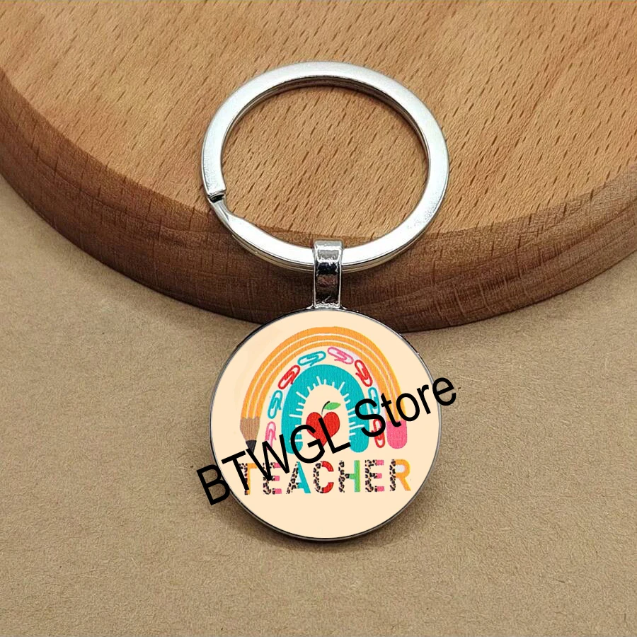Teacher Rainbow Keychain Cute Graduation Season Gift for Teachers
Teacher Rainbow Keychain Cute Graduation Season Gift for Teachers