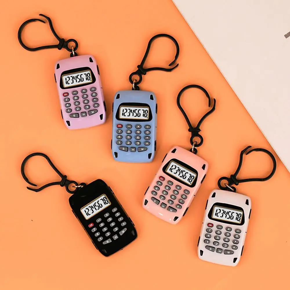 Portable Mini Electronic Calculator 8 Digits Display Lightweight Pocket Calculators Creative Multifunctional Key Chain Office
Portable Mini Electronic Calculator 8 Digits Display Lightweight Pocket Calculators Creative Multifunctional Key Chain Office