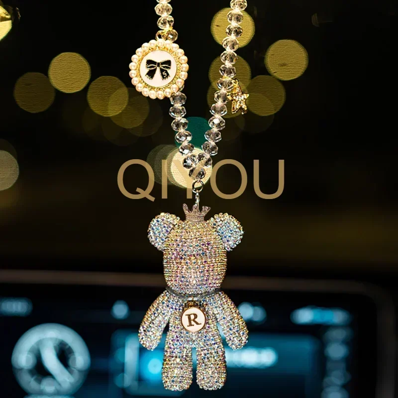 Cartoon Diamond Crystal Bow Gloomy Bear Car Pendant Mirror Hanging Ornaments Bling Car Interior Decoration Women Accessories
Cartoon Diamond Crystal Bow Gloomy Bear Car Pendant Mirror Hanging Ornaments Bling Car Interior Decoration Women Accessories