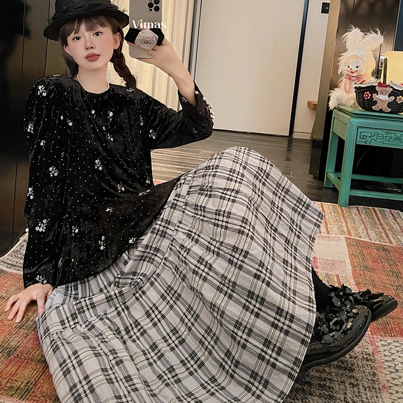 Vimas Versatile Cheered Skirt Elastic Waist Mist Blue Fre Summer Sle Commute Casual Loose Fit Spring 2025
Vimas Versatile Cheered Skirt Elastic Waist Mist Blue Fre Summer Sle Commute Casual Loose Fit Spring 2025