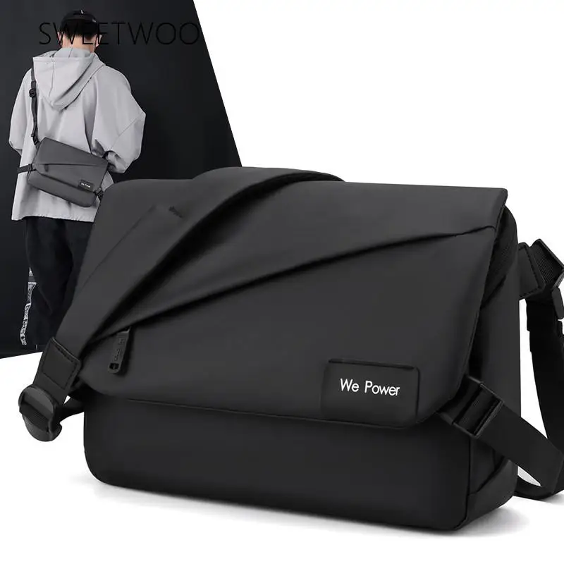 Techwear-Style Waterproof Multi-Compartment Nylon Crossbody Chest Sling Bag
Techwear-Style Waterproof Multi-Compartment Nylon Crossbody Chest Sling Bag