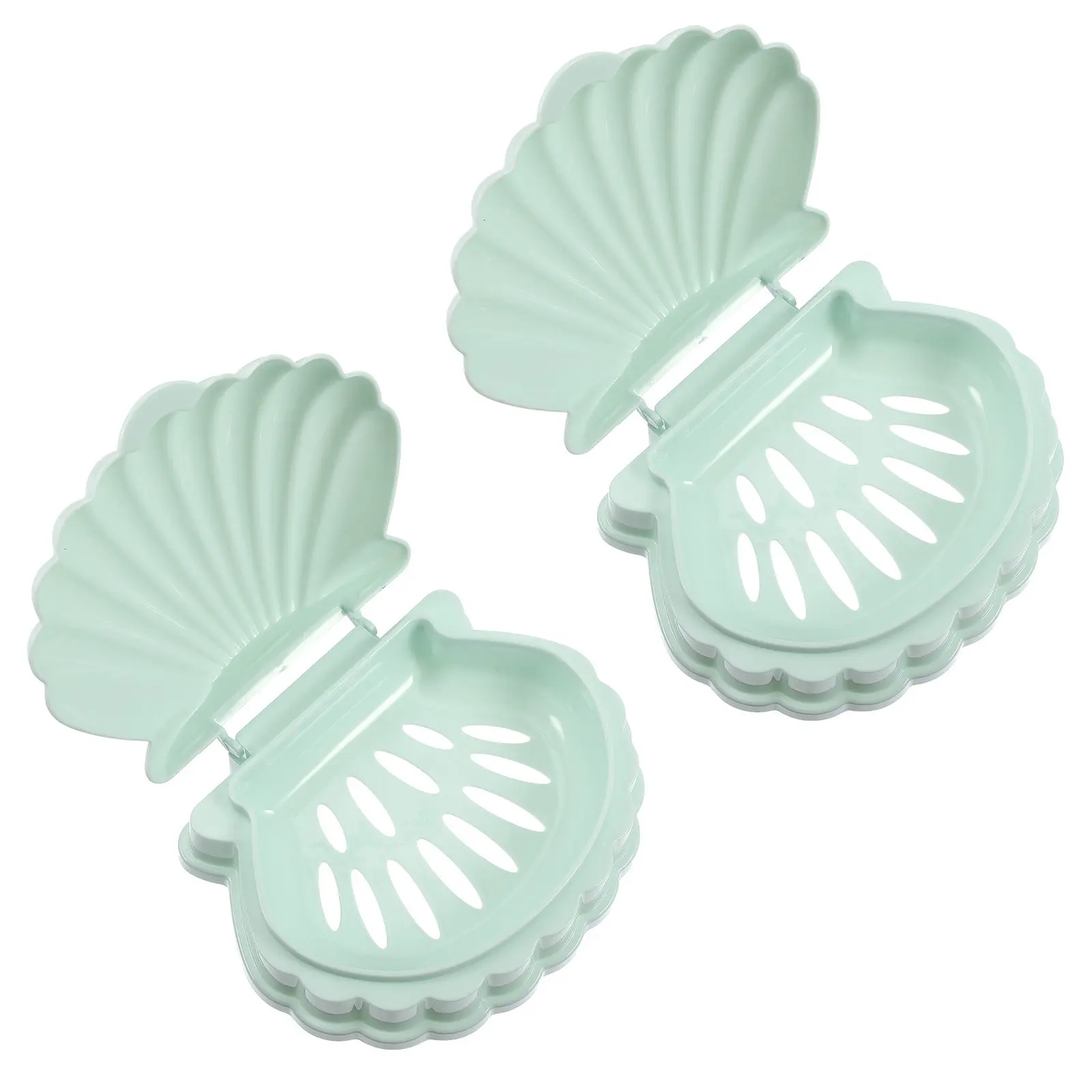 Набор из 2 дренажных мыльниц в форме морской ракушки из полипропилена, легкие, для хранения твердого мыла в ванной, с хорошим отводом воды
Набор из 2 дренажных мыльниц в форме морской ракушки из полипропилена, легкие, для хранения твердого мыла в ванной, с хорошим отводом воды