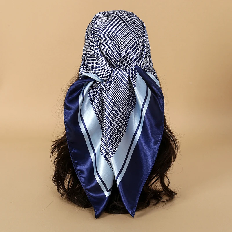90x90CM Square Scarf New Luxury Design Popular Silk Style The Four Seasons Scarves Women Sunscreen Beach Kerchief Hijab
90x90CM Square Scarf New Luxury Design Popular Silk Style The Four Seasons Scarves Women Sunscreen Beach Kerchief Hijab