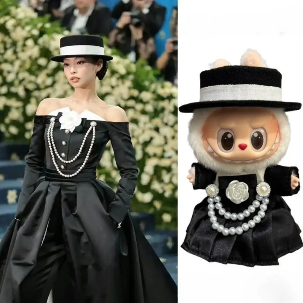 High-Quality Clothes for Labubu The Monster Doll's Outfit Accessories Clothing DIY Kids Gift Black Sweet Princess Dress with Hat
High-Quality Clothes for Labubu The Monster Doll's Outfit Accessories Clothing DIY Kids Gift Black Sweet Princess Dress with Hat