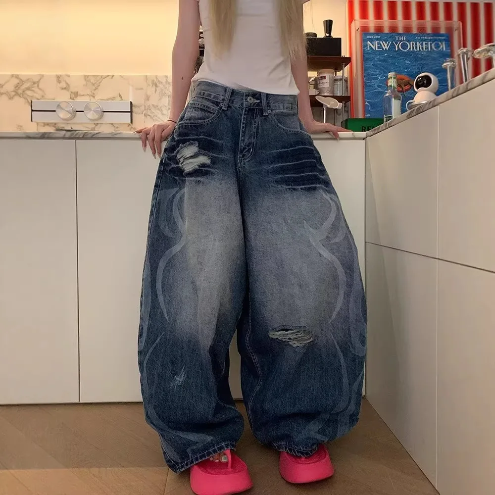 High Street Jazz Dance Washed Hole Watermark Knife Jeans Women Summer Cross Border Hip Hop Street Denim High Waist Cotto...
High Street Jazz Dance Washed Hole Watermark Knife Jeans Women Summer Cross Border Hip Hop Street Denim High Waist Cotto...