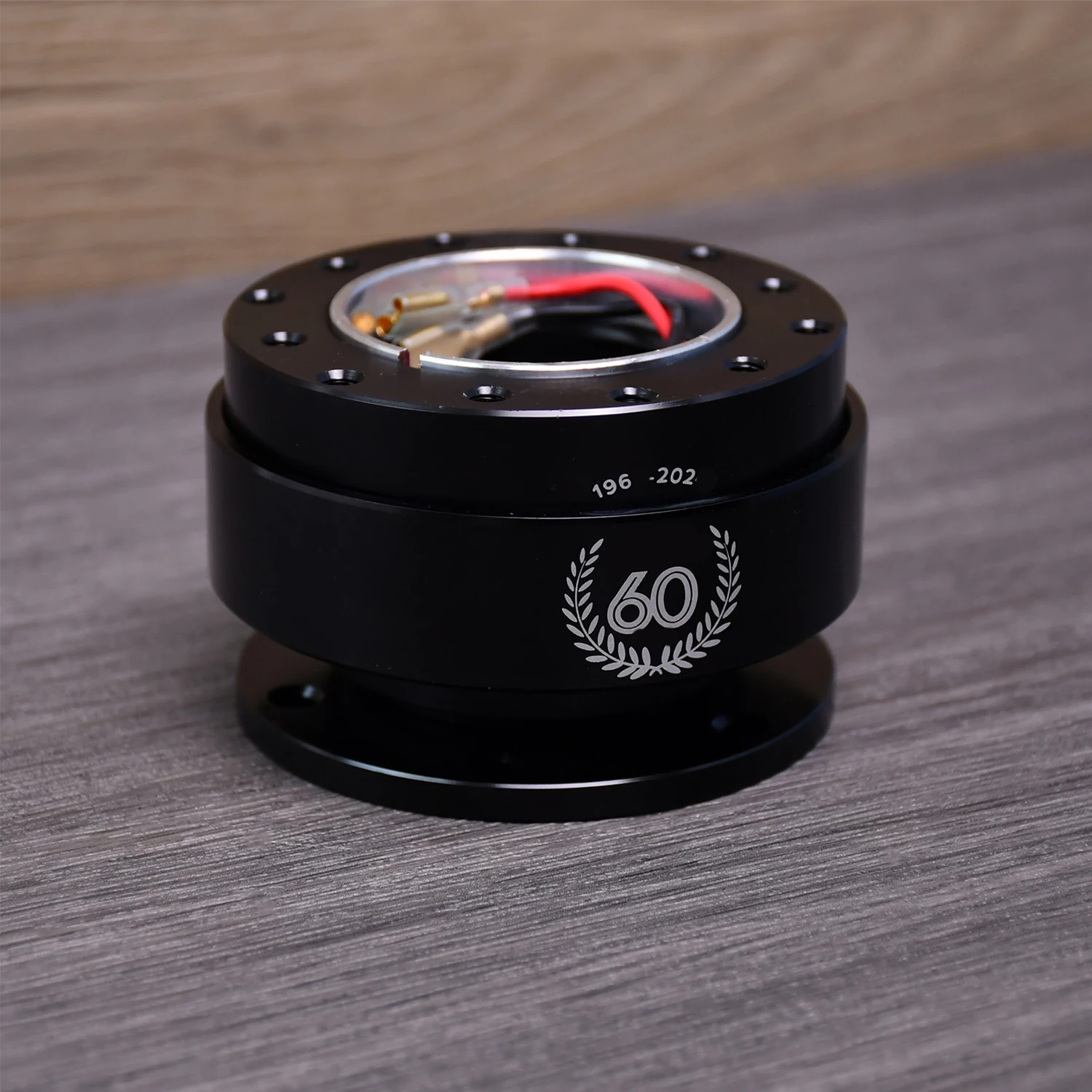 Mono 60th Anniversary Edition Aluminum Alloy Reinforced Material Steering Wheel Off Quick Release Hub Adapter Boss Kit
Mono 60th Anniversary Edition Aluminum Alloy Reinforced Material Steering Wheel Off Quick Release Hub Adapter Boss Kit 