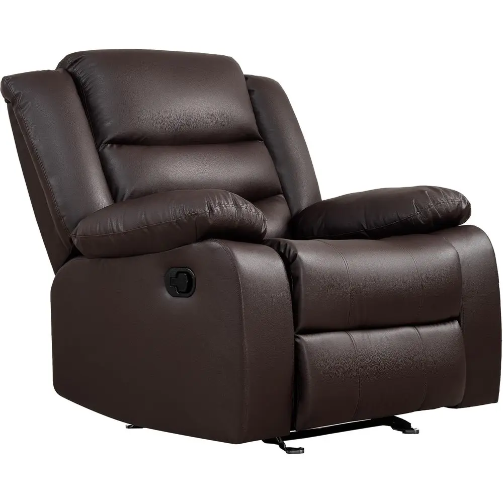 Oversized Leather Manual Recliner Chair with Plush Armrests for Living Room, Bedroom, or Home Theater
Oversized Leather Manual Recliner Chair with Plush Armrests for Living Room, Bedroom, or Home Theater