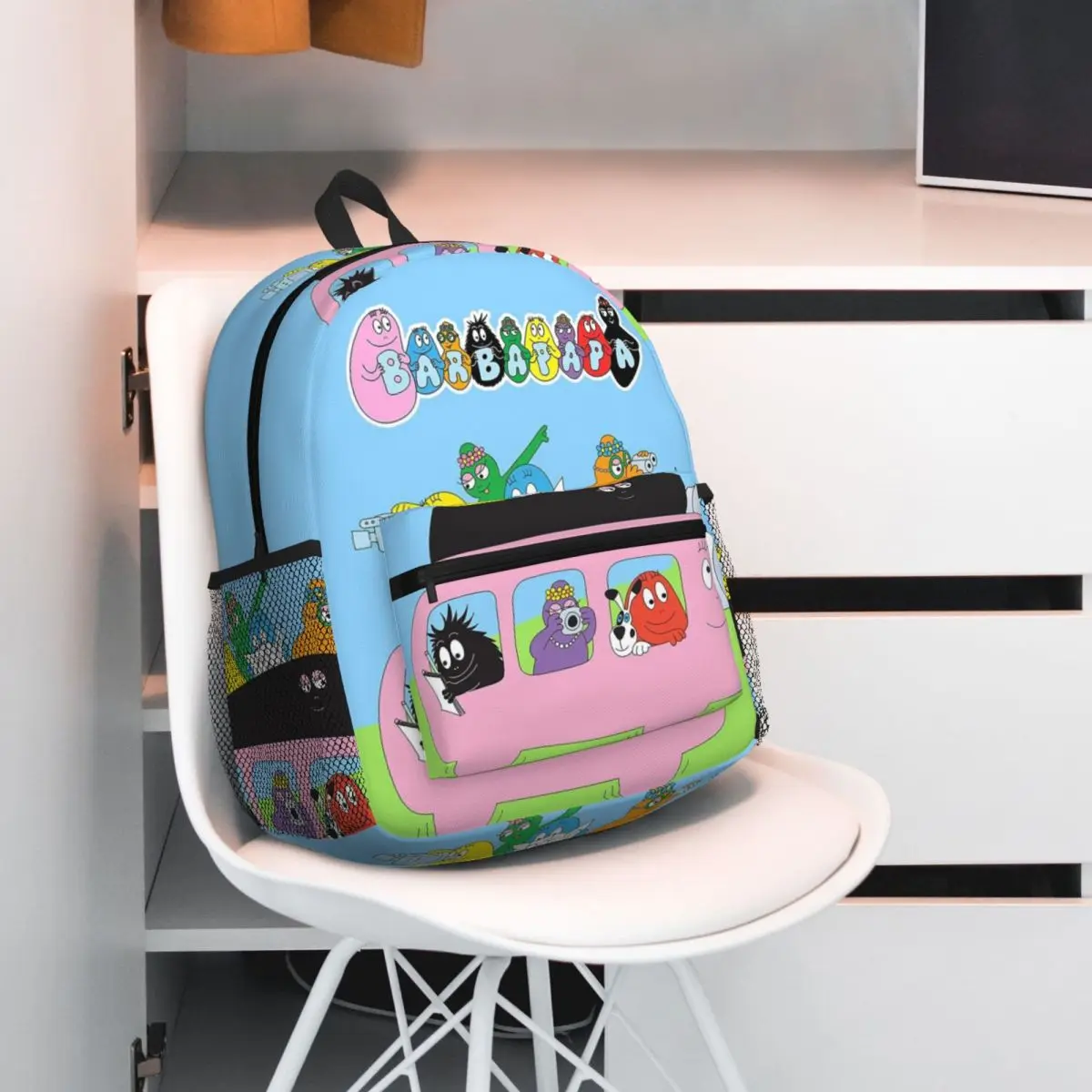 DE Kleine Dikke Barbapapa Cartoon TV Show Backpack Student BookBag Kids School Bag Computer Shoulder Bags for Men Women
DE Kleine Dikke Barbapapa Cartoon TV Show Backpack Student BookBag Kids School Bag Computer Shoulder Bags for Men Women