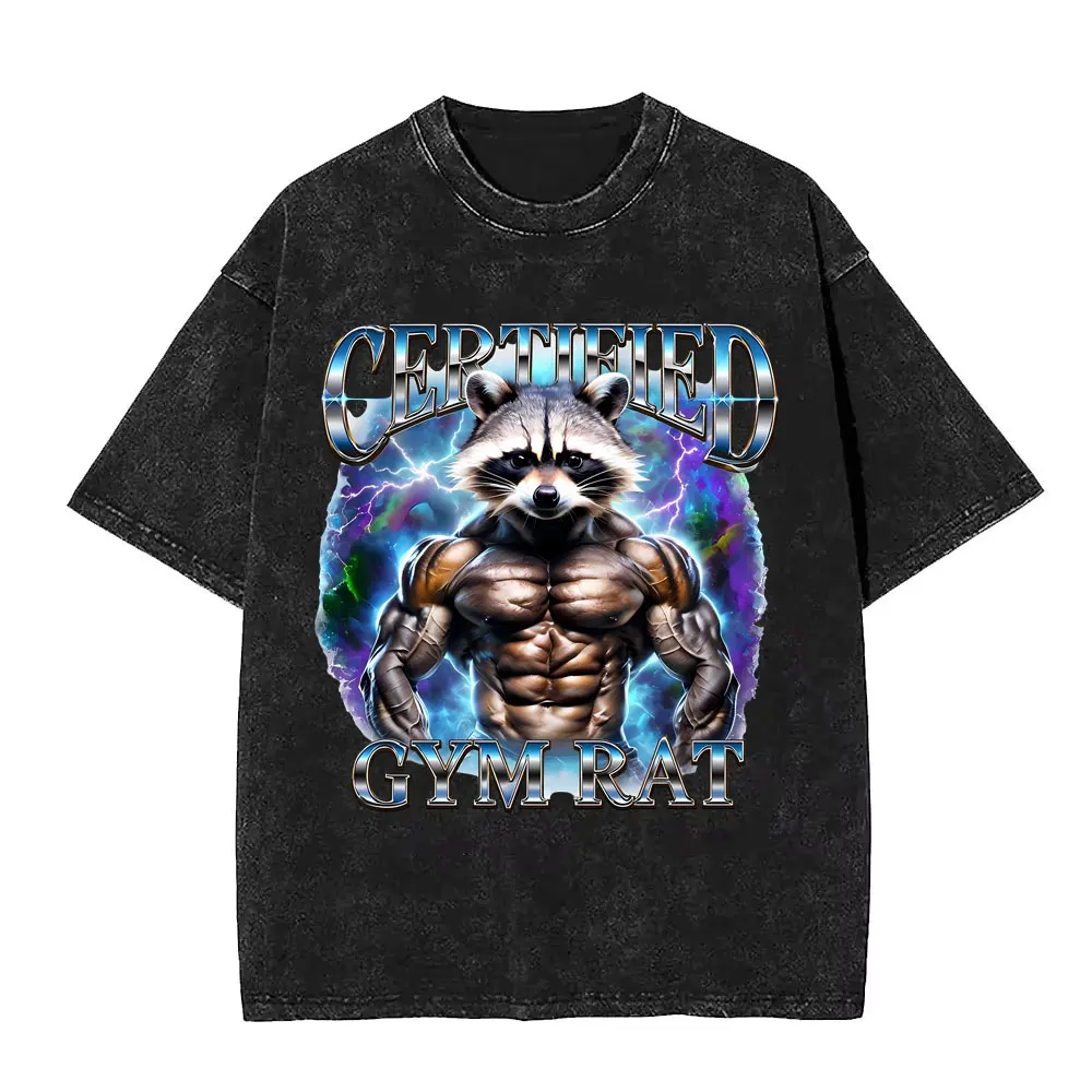I Must Go My Gym Need Me Rat Washed T-shirt Humor Fitness Muscular Mouse Funny Meme T Shirts Men Casual Humor Vintage T-shirts
I Must Go My Gym Need Me Rat Washed T-shirt Humor Fitness Muscular Mouse Funny Meme T Shirts Men Casual Humor Vintage T-shirts