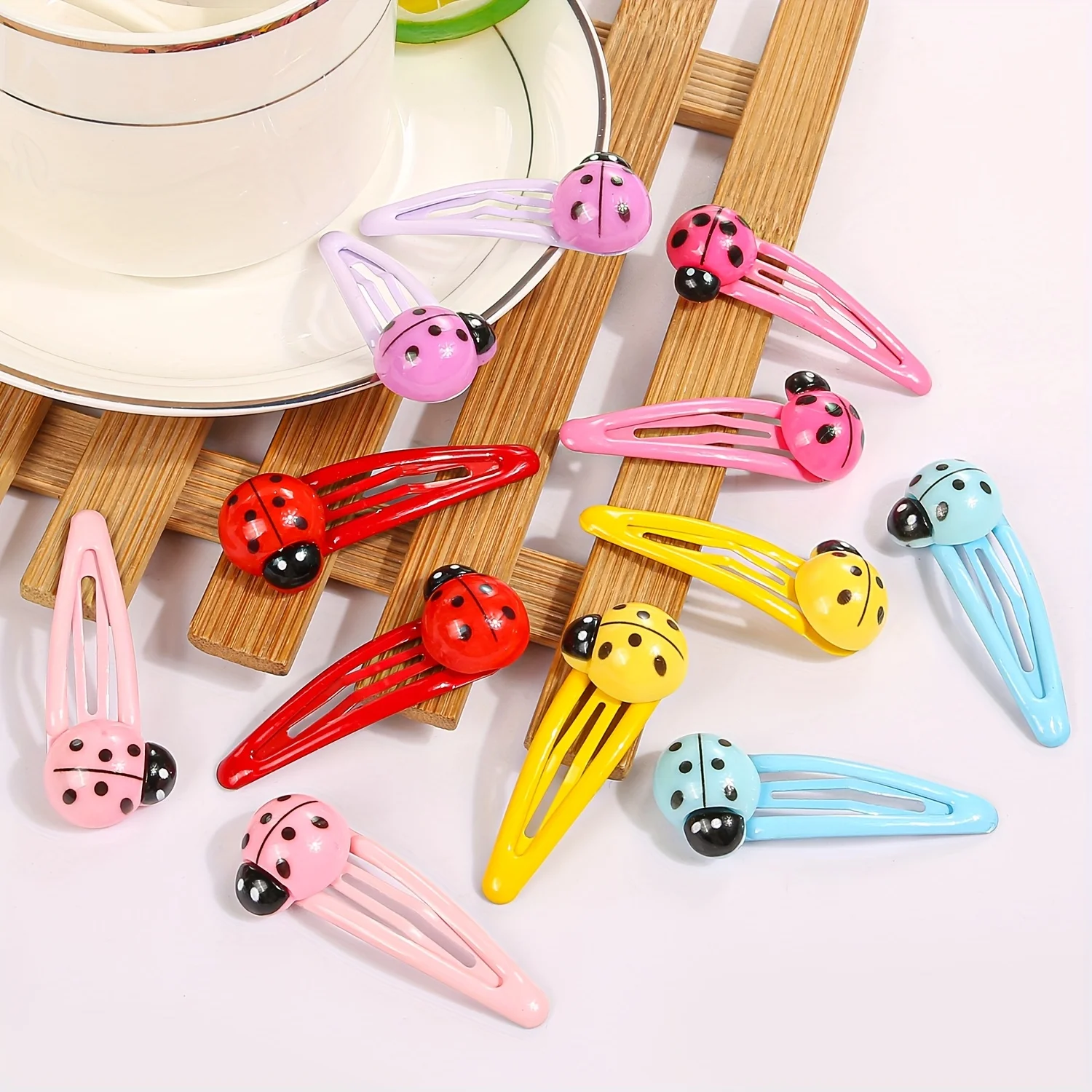 12 Cute Ladybug Hair Clips, Adorable Side Bangs Clips, Cartoon Ladybug Hairpins, Fashionable and Creative Hair Accessories
12 Cute Ladybug Hair Clips, Adorable Side Bangs Clips, Cartoon Ladybug Hairpins, Fashionable and Creative Hair Accessories