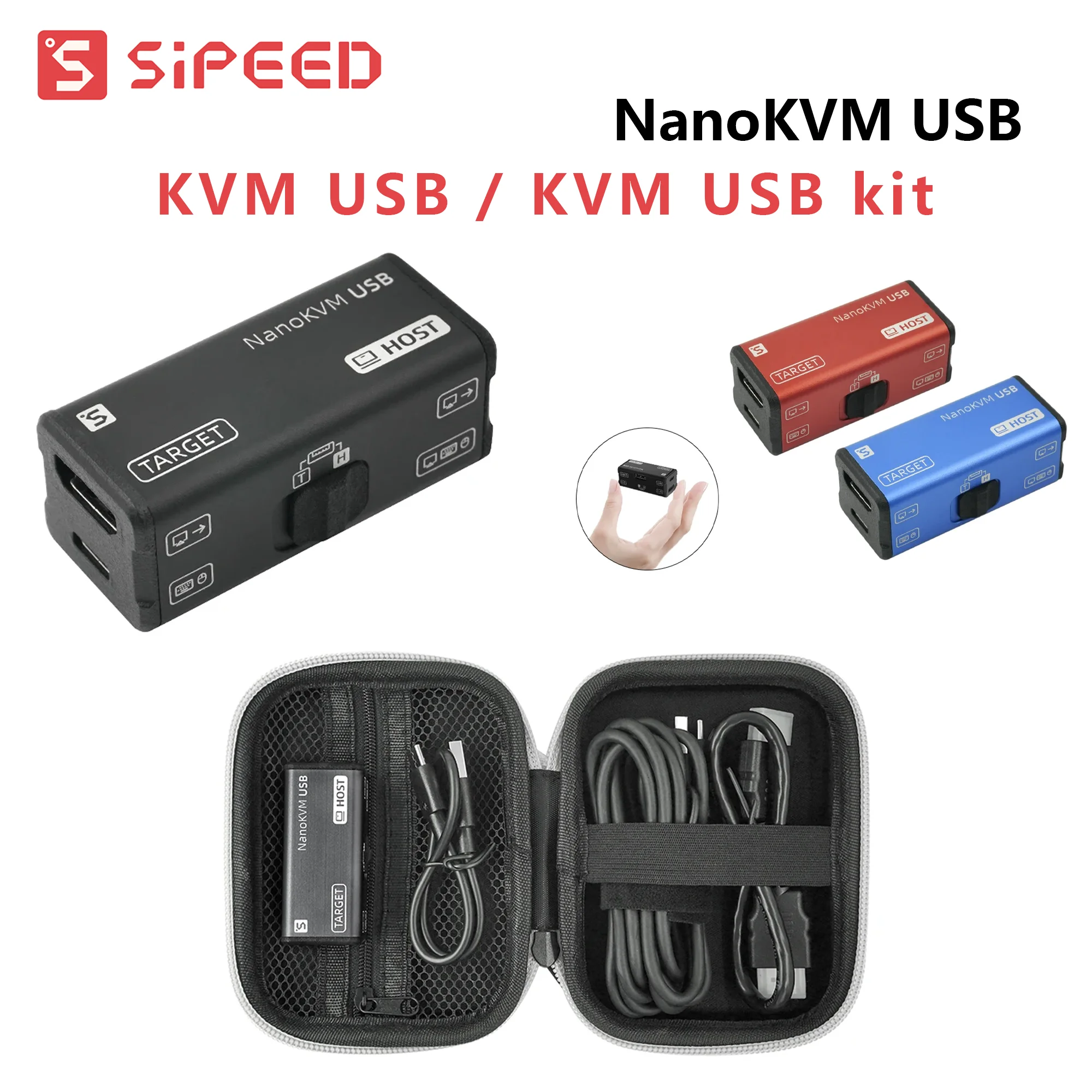 Sipeed NanoKVM-USB Operation And Maintenance USB 3.0 Capture Card Virtual Keyboard Mouse Web Control HDMI Loop Out USB Switch
Sipeed NanoKVM-USB Operation And Maintenance USB 3.0 Capture Card Virtual Keyboard Mouse Web Control HDMI Loop Out USB Switch