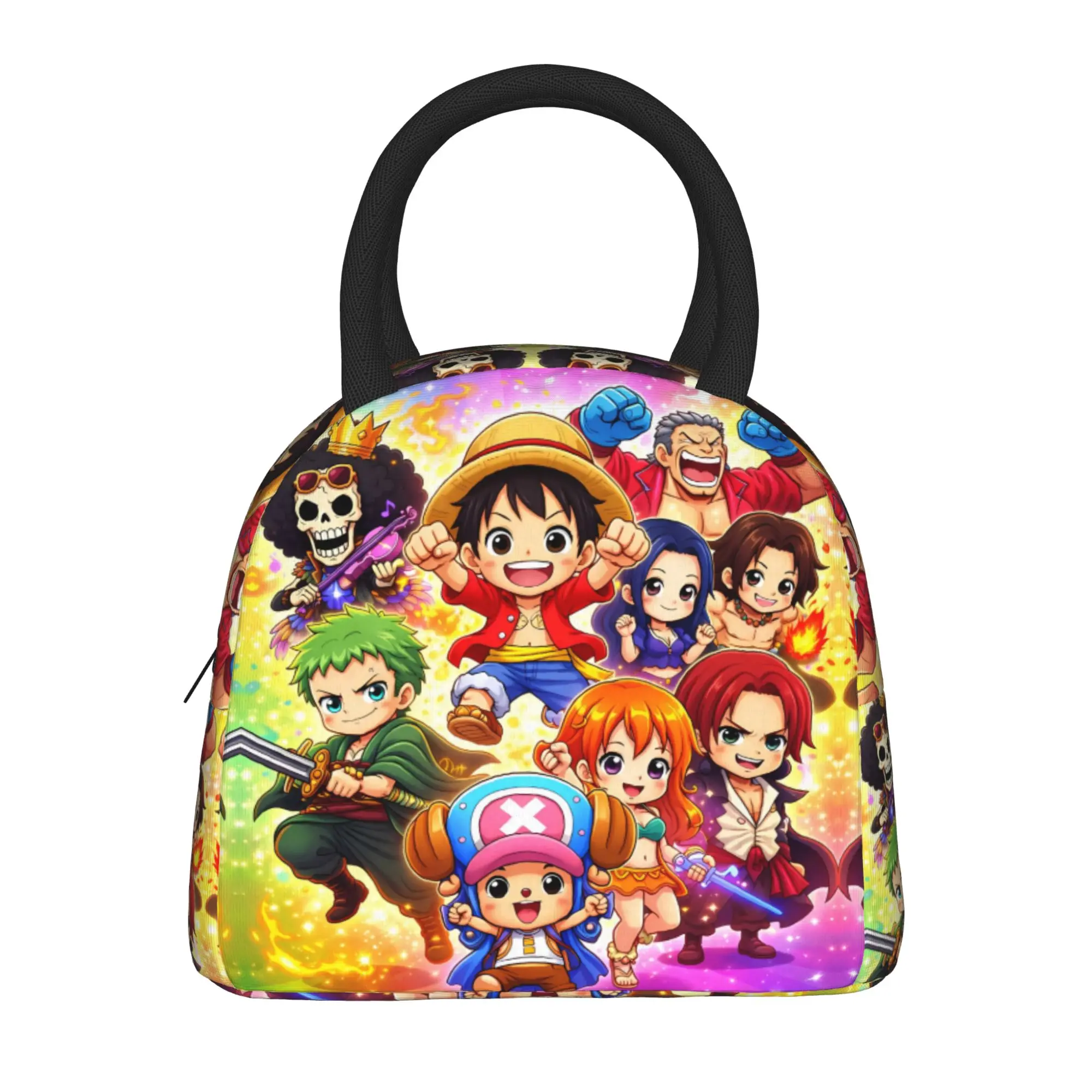 Rainbow Chibi Crew Anime One Piece Lunch Bag Convenient Lunch Box Adult Picnic Print Cooler Bag Thermal Tote Handbags
Rainbow Chibi Crew Anime One Piece Lunch Bag Convenient Lunch Box Adult Picnic Print Cooler Bag Thermal Tote Handbags