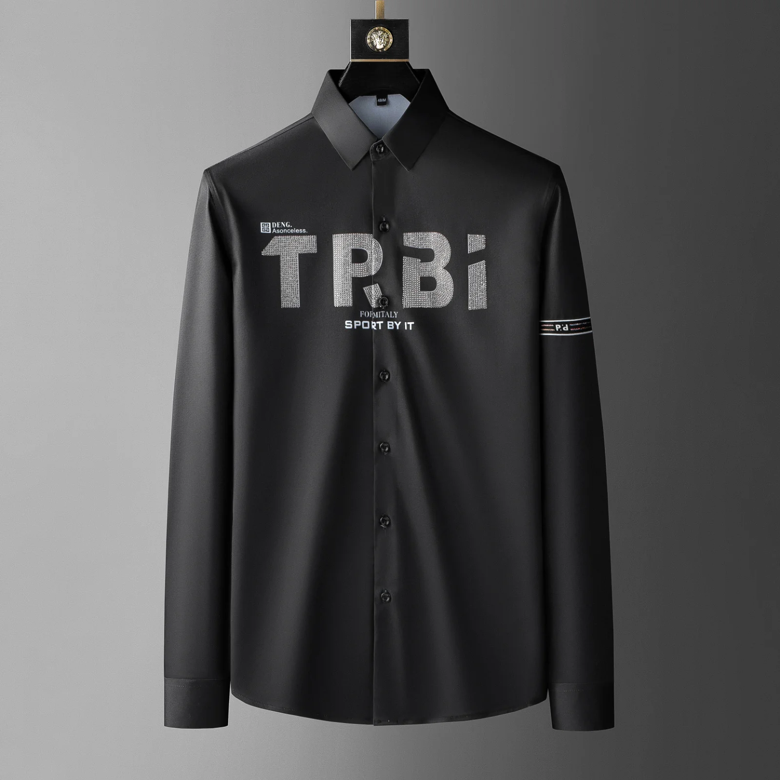 Fashion Trend Letters Brand Rhinestone Men Shirt Slim Long Sleeve Casual Streetwear Shirt Social Business Formal Dress Shirt 5xl
Fashion Trend Letters Brand Rhinestone Men Shirt Slim Long Sleeve Casual Streetwear Shirt Social Business Formal Dress Shirt 5xl