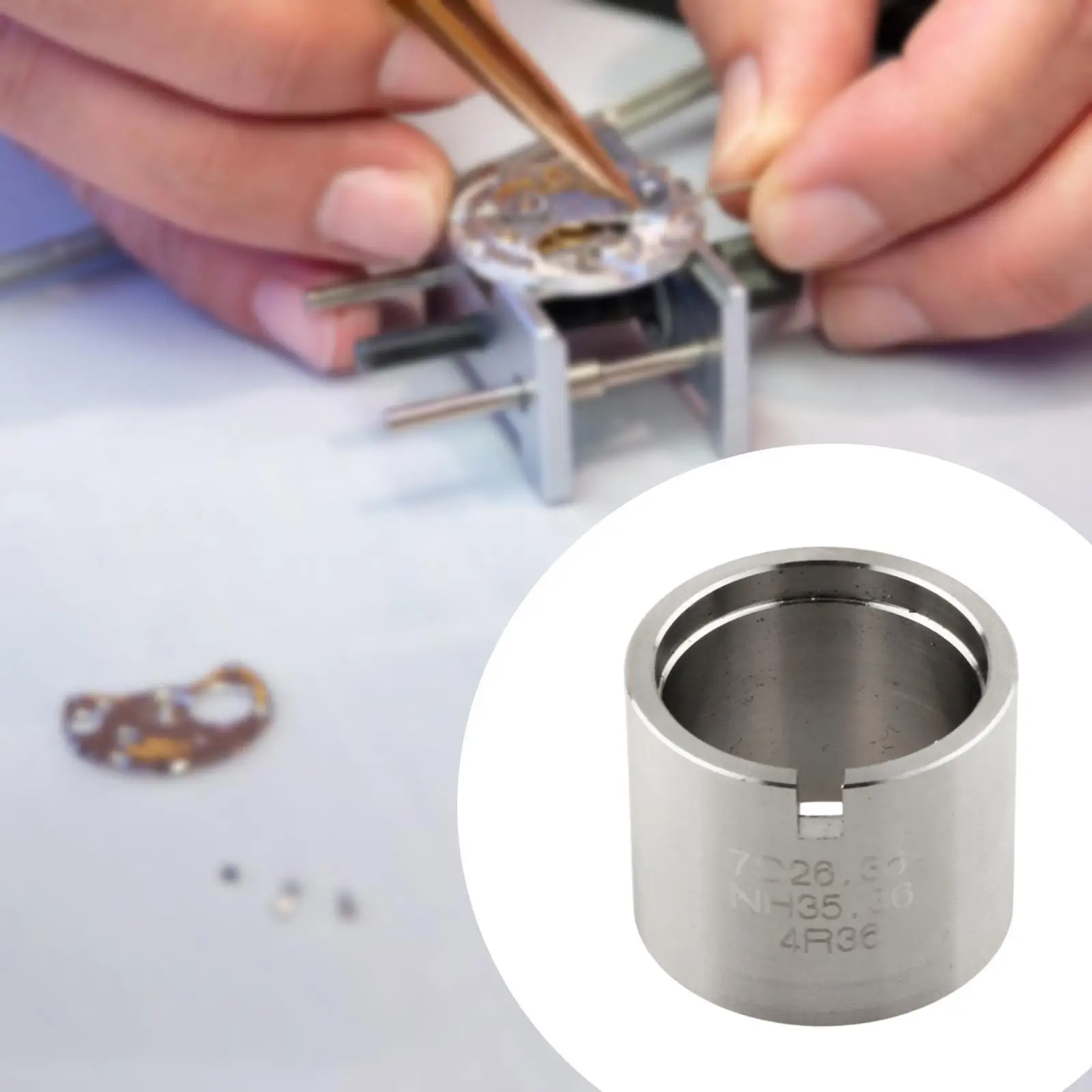 Держатель механизма часов Инструмент для ремонта часов Компактный инструмент для сборки Нержавеющая сталь
Держатель механизма часов Инструмент для ремонта часов Компактный инструмент для сборки Нержавеющая сталь