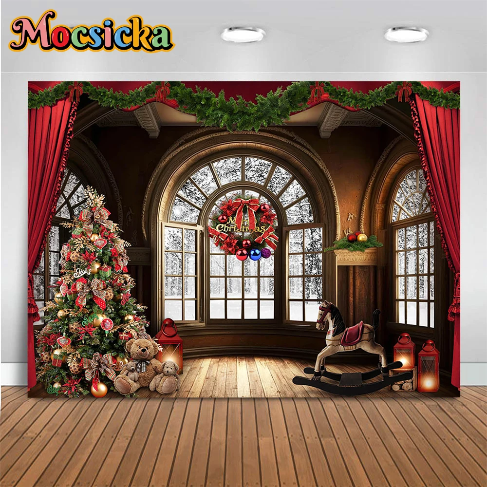 Red Curtain Decor Christmas Room Photography Background Wallpaper Xmas Tree Toy Gift Kids Birthday Backdrop Photo Studio Booth
Red Curtain Decor Christmas Room Photography Background Wallpaper Xmas Tree Toy Gift Kids Birthday Backdrop Photo Studio Booth