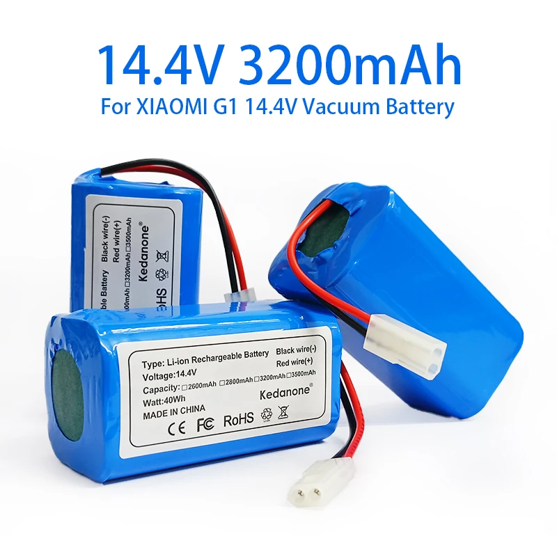 The New 14.4v 3200mAh Rechargeable Lithium-Ion Battery Mijiami Robot Vacuum Mop Essential G1 Vacuum Cleaner 18650 Battery Pack
The New 14.4v 3200mAh Rechargeable Lithium-Ion Battery Mijiami Robot Vacuum Mop Essential G1 Vacuum Cleaner 18650 Battery Pack