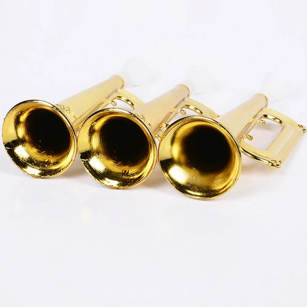 10pcs Trumpet Props Toy Kids Party Portable Kids Trumpet Vocalize White Baby Gathering Accessory Wear Resistant trumpet
10pcs Trumpet Props Toy Kids Party Portable Kids Trumpet Vocalize White Baby Gathering Accessory Wear Resistant trumpet