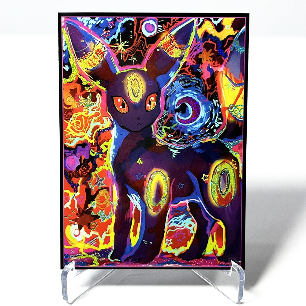60pcs/set Eevee Flash Card Sleeve PTCG OTCG Foil Anime Game Collection Card Protective Cover Gift Toy 66x91MM Standard size Toy
60pcs/set Eevee Flash Card Sleeve PTCG OTCG Foil Anime Game Collection Card Protective Cover Gift Toy 66x91MM Standard size Toy