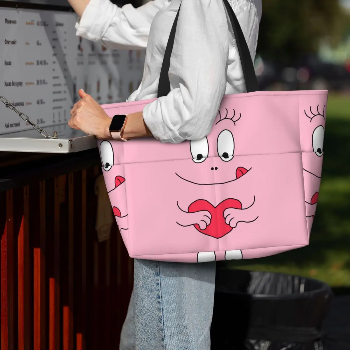 Barbapapa Cartoon Beach Tote Bag Sport Gym Yoga Duffle Large Tote Bag Women Travel Bag Fitness bag
Barbapapa Cartoon Beach Tote Bag Sport Gym Yoga Duffle Large Tote Bag Women Travel Bag Fitness bag