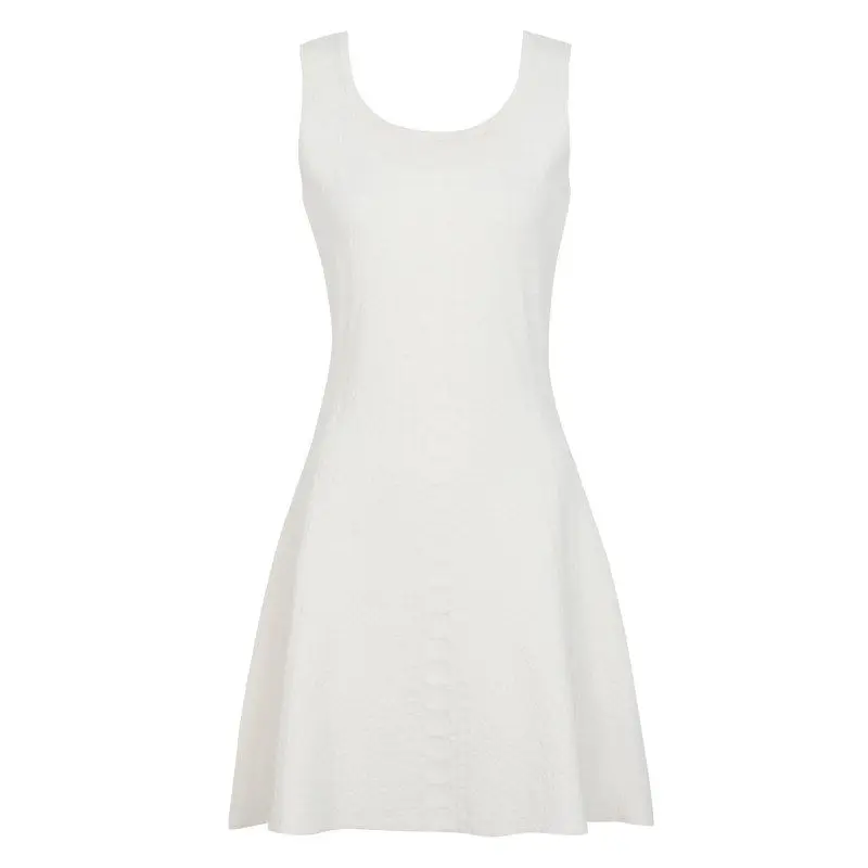 High-End Quality Summer New Style Slimming Short Sleeveless Knitted Dress for Women mid Waist A-Line Skirt European Style
High-End Quality Summer New Style Slimming Short Sleeveless Knitted Dress for Women mid Waist A-Line Skirt European Style