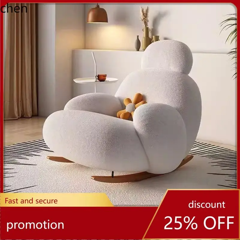 HXL Internet Celebrity Rocking Chair Lazy Sofa Single Rocking Chair Cream Living Room Lazy Chair Simple Balcony
HXL Internet Celebrity Rocking Chair Lazy Sofa Single Rocking Chair Cream Living Room Lazy Chair Simple Balcony