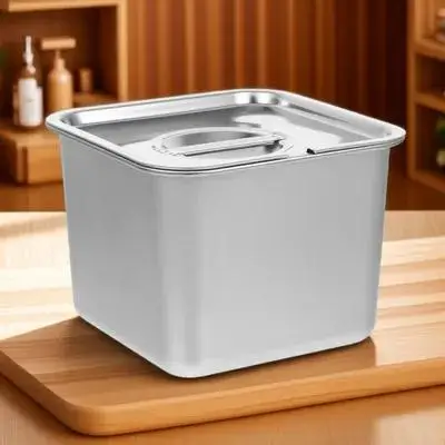1pc Stainless Steel Ice Cream Box Freezer Container Storage Keeper For Yogurt Dessert Fruit Metal Container With Lid Reusable
1pc Stainless Steel Ice Cream Box Freezer Container Storage Keeper For Yogurt Dessert Fruit Metal Container With Lid Reusable